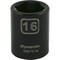 Dynamic 3/8" Drive Standard Socket, Black Phosphate, Tools 3/8" Drive 6 Point Metric, 16mm Standard Length D007016 - alternate 1
